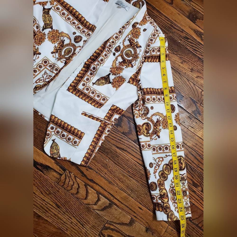 Ovi Women's Cheetah Print Two Piece Short Set Size L - Picture 9 of 16